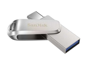 خرید فلش مموری USB 3.1 و USB C-Type سن دیسک مدل SanDisk Ultra Dual Drive Luxe ظرفیت 32 گیگابایت
