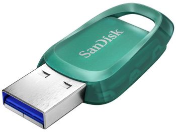 خرید بدون واسطه فلش مموری سن دیسک ظرفیت 64 گیگابایت مدل SanDisk Ultra Eco USB3.2 با گارانتی m.i.t group