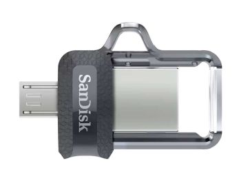 فروش آنلاین فلش مموری USB 3.0 و Micro USB سن دیسک مدل SanDisk Ultra Dual Drive ظرفیت 16 گیگابایت