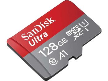 خرید آنلاین کارت حافظه MicroSDXC سن دیسک مدل SanDisk Ultra UHS-I U1 A1 V10 ظرفیت 128 گیگابایت با گارانتی گروه ام آی تی