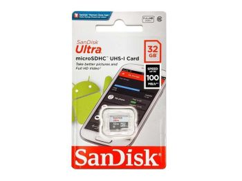 قیمت کارت حافظه MicroSDHC سن دیسک مدل SanDisk Ultra UHS-I ظرفیت 32 گیگابایت