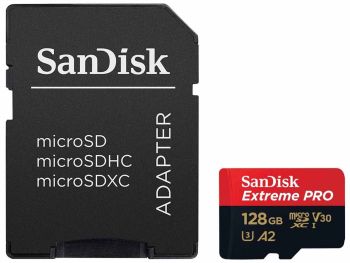 خرید آنلاین کارت حافظه MicroSDXC سن دیسک مدل Extreme PRO UHS-I ظرفیت 128 گیگابایت با گارانتی گروه ام آی تی