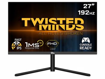 بررسی و آنباکس مانیتور 27 اینچ گیمینگ تویستد مایندز مدل Twisted Minds TM27FHD192IPS  با گارانتی گروه ام آی تی