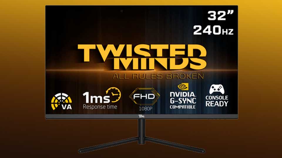 نقد و بررسی تخصصی مانیتور 32 اینچ گیمینگ تویستد مایندز مدل Twisted Minds TM32FHD240VA
