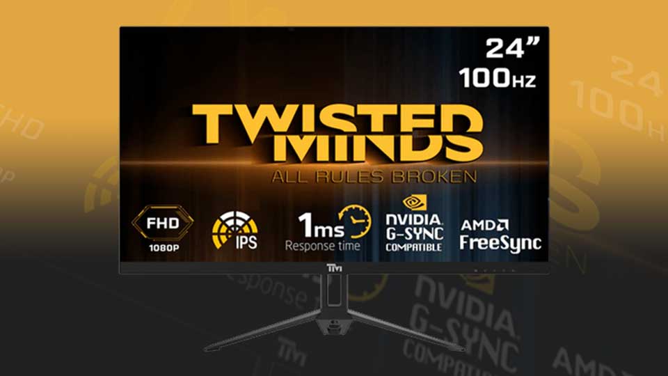 بررسی مانیتور 24 اینچ گیمینگ تویستد مایندز مدل Twisted Minds TM24FHD100IPS