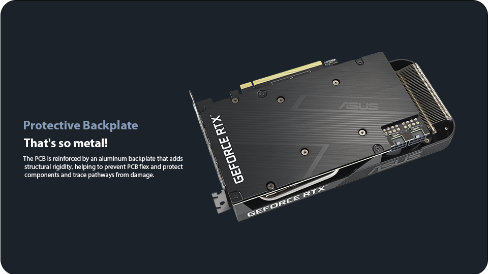 سایر امکانات و ویژگی‌های کارت گرافیک ایسوس مدل ASUS Dual GeForce RTX 3060 Ti 8GB GDDR6X