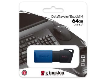 فروش فلش مموری USB 3.2 کینگستون مدل KINGSTON EXODIA M  ظرفیت 64 گیگابایت از فروشگاه شاپ ام آی تی 
