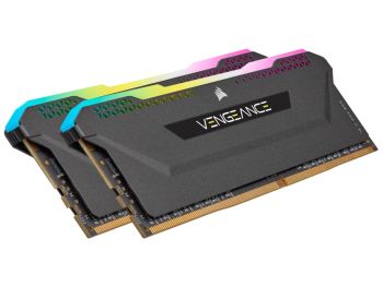 رم دسکتاپ DDR4 کورسیر 3200MHz مدل VENGEANCE RGB PRO SL ظرفیت 2×16 گیگابایت