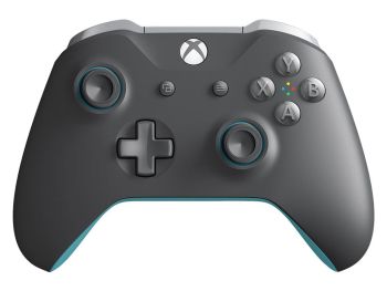 فروش اینترنتی دسته بازی بی سیم ایکس باکس مدل Microsoft Xbox Grey/Blue با گارانتی m.i.t group
